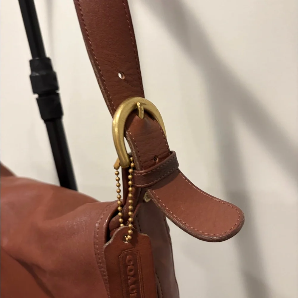 Vintage Coach Whitney Brown Leather Satchel